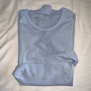 LULULEMON Baby Blue Long Sleeve Tee